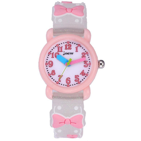 Waterproof Luminous LED Digital Touch Children watch  - White