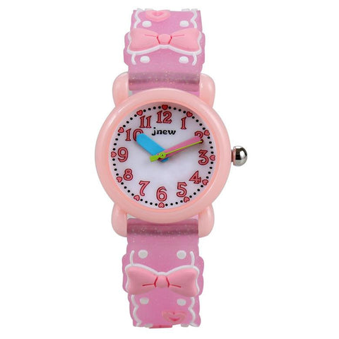 Waterproof Luminous LED Digital Touch Children watch  - Pink