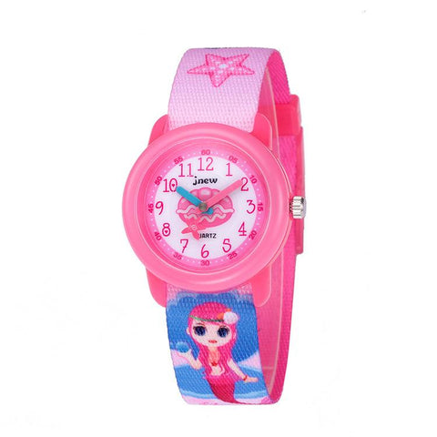 Waterproof Luminous LED Digital Touch Children watch  - Pink