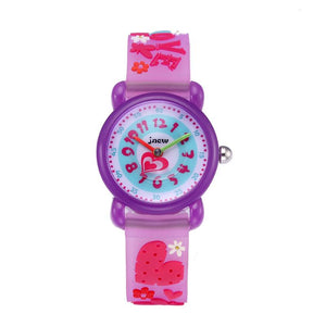 Waterproof Luminous LED Digital Touch Children watch  - purple