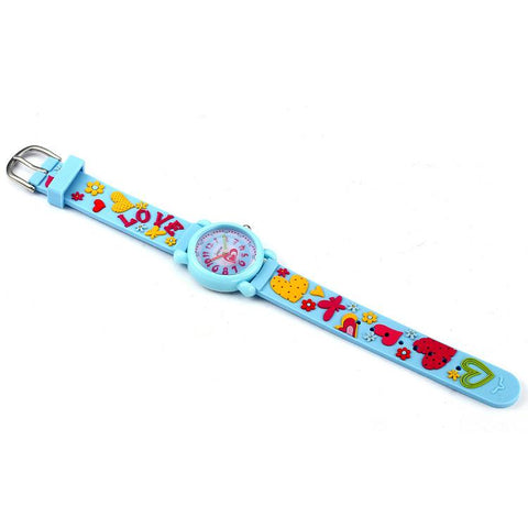 Waterproof Luminous LED Digital Touch Children watch  - Pink