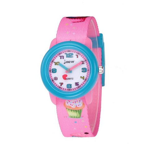 Waterproof Luminous LED Digital Touch Children watch  - Pink