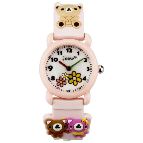 Waterproof Luminous LED Digital Touch Children watch  - Pink