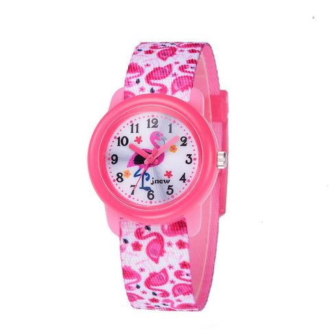 Waterproof Luminous LED Digital Touch Children watch  - Pink