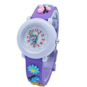 Waterproof Luminous LED Digital Touch Children watch  - purple