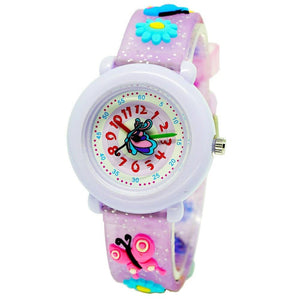 Waterproof Luminous LED Digital Touch Children watch  - transparent