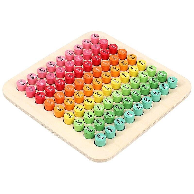 Interlocking Blocks Children's Math Toys Montessori Educational Wooden Toys Multiplication Table Boa