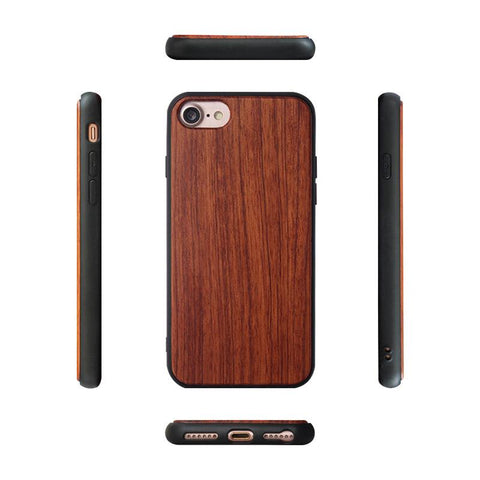 Wooden case for Samsung Galaxy S7 Pinkwood qimeizhumu-36