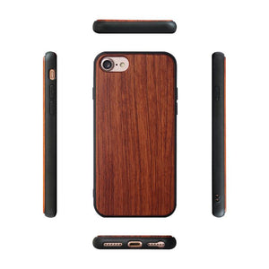 Wooden case for Samsung Galaxy S9+/ S9 Plus Walnut qimeizhumu-69