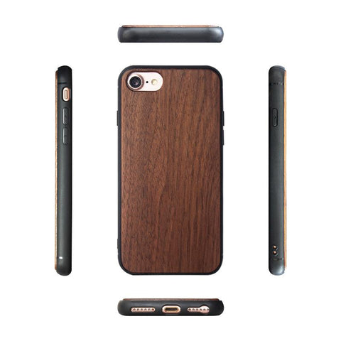 Wooden case for Apple iPhone XS Max 6.5 Walnut qimeizhumu-68