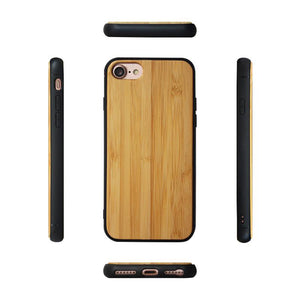 Wooden case for Apple iPhone XR 6.1 Bamboo qimeizhumu-85