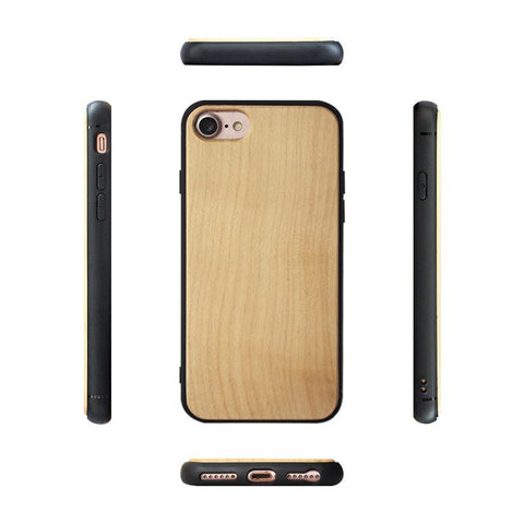 Wooden case for Apple iPhone XS Max 6.5 maple qimeizhumu-90