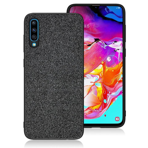 Anti impact Case for Samsung Galaxy A10 Black oukasi-1