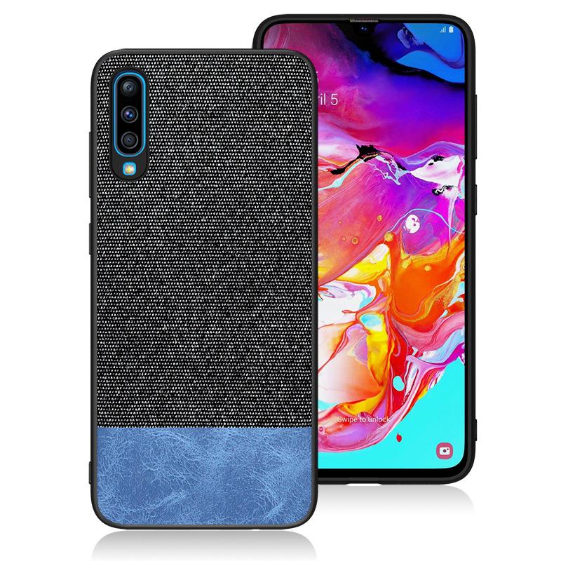 Anti impact Case for Samsung Galaxy A10 Black&Blue oukasi-9