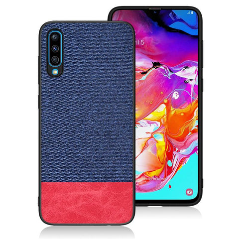 Anti impact Case for Samsung Galaxy A10 Blue&Red oukasi-14