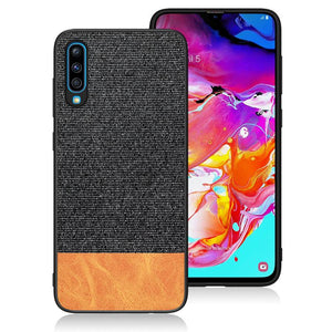 Anti impact Case for Samsung Galaxy M10 Black&Orange oukasi-43