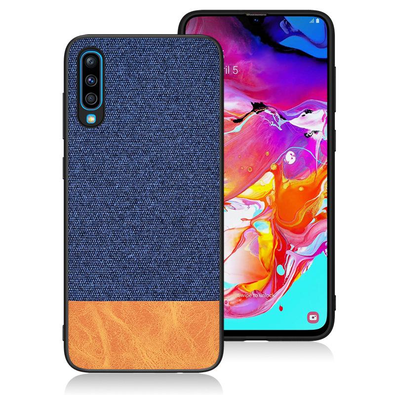 Anti impact Case for Samsung Galaxy A10E Blue&Orange oukasi-48