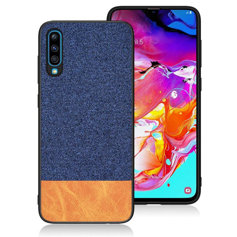 Anti impact Case for Samsung Galaxy A10E Blue&Orange oukasi-48