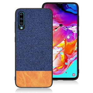 Anti impact Case for Samsung Galaxy A30S Blue&Orange oukasi-220