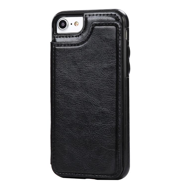 Anti impact Wallet Case for Apple iPhone XS MAX 6.5 Black bailisheng-13