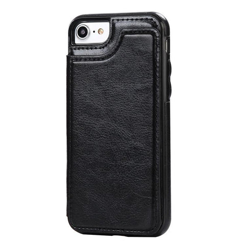 Anti impact Wallet Case for Apple iPhone XS MAX 6.5 Black bailisheng-13