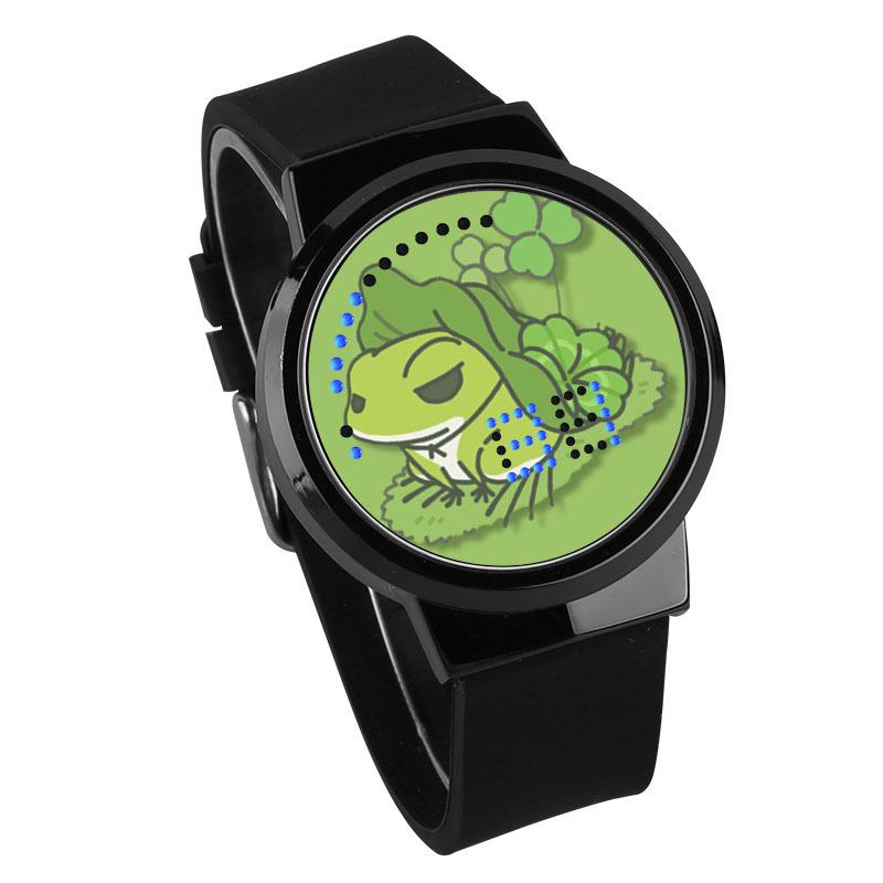 Waterproof Luminous LED Digital Touch Children watch - Travel frog #32