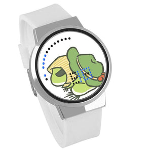 Waterproof Luminous LED Digital Touch Children watch - Travel frog #37