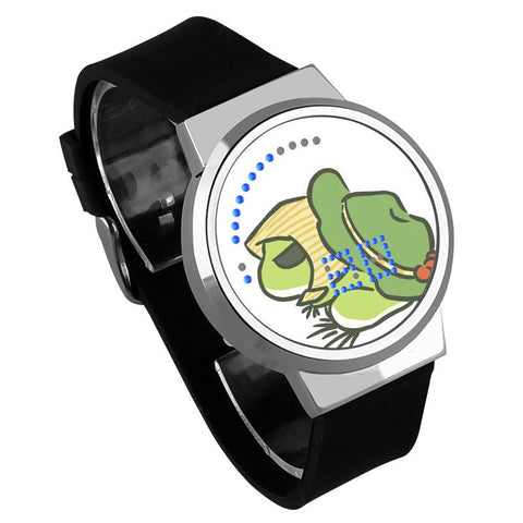 Waterproof Luminous LED Digital Touch Children watch - Travel frog #39