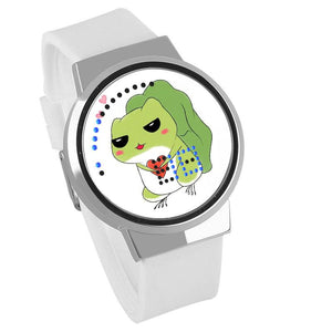 Waterproof Luminous LED Digital Touch Children watch - Travel frog #58