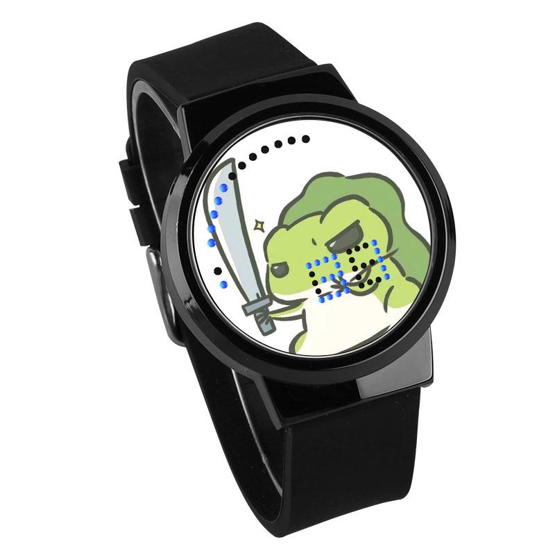 Waterproof Luminous LED Digital Touch Children watch - Travel frog #92