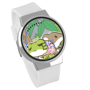 Waterproof Luminous LED Digital Touch Children watch - Travel frog #94