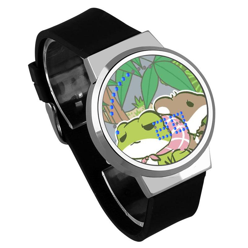 Waterproof Luminous LED Digital Touch Children watch - Travel frog #96