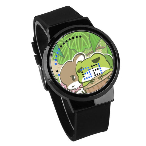 Waterproof Luminous LED Digital Touch Children watch - Travel frog #5