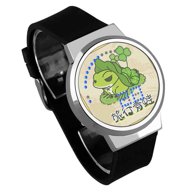 Waterproof Luminous LED Digital Touch Children watch - Travel frog #9