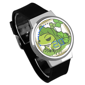 Waterproof Luminous LED Digital Touch Children watch - Travel frog #15