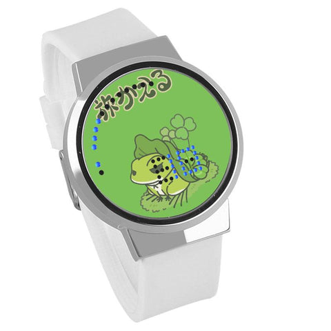 Waterproof Luminous LED Digital Touch Children watch - Travel frog #19