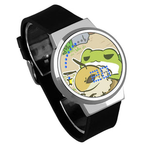 Waterproof Luminous LED Digital Touch Children watch - Travel frog #12