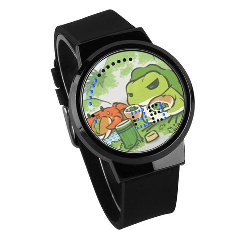 Waterproof Luminous LED Digital Touch Children watch - Travel frog #26