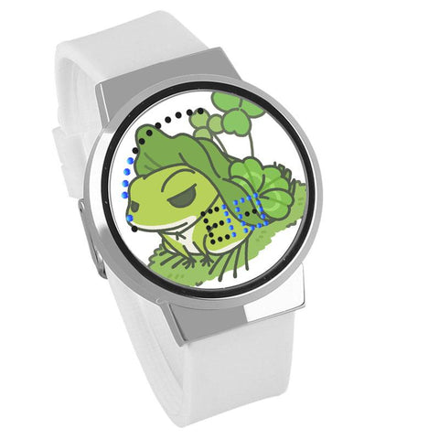 Waterproof Luminous LED Digital Touch Children watch - Travel frog #22