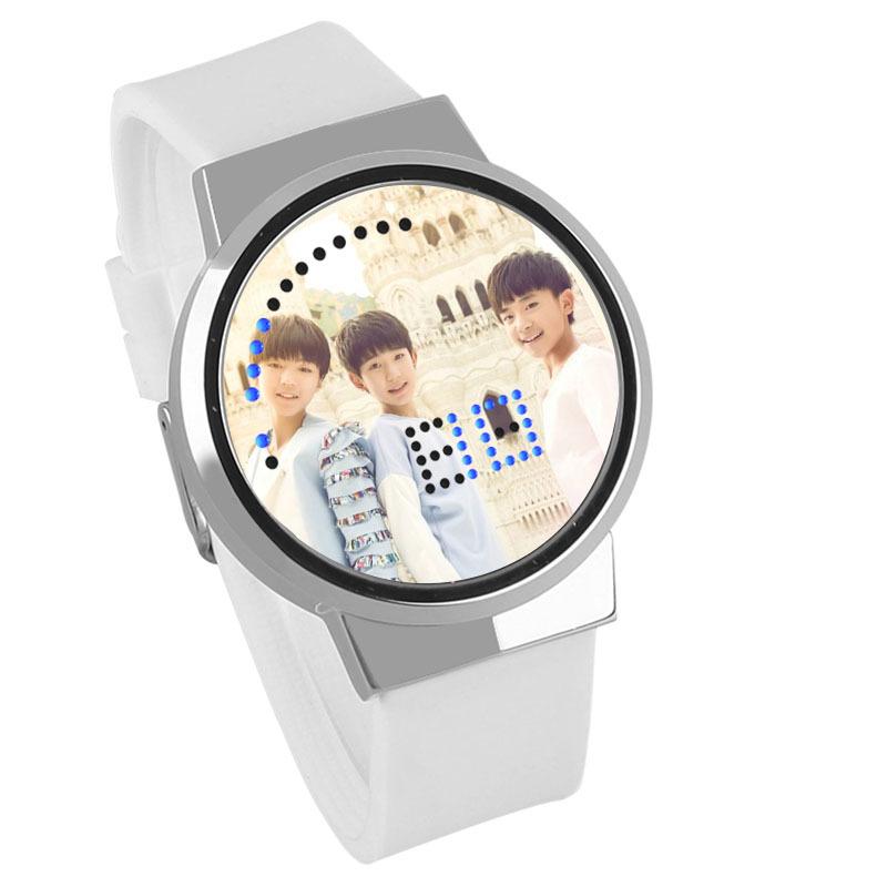 Waterproof Luminous LED Digital Touch Children watch  - TFBoys #1