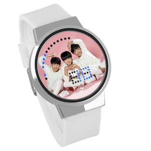 Waterproof Luminous LED Digital Touch Children watch  - TFBoys #7