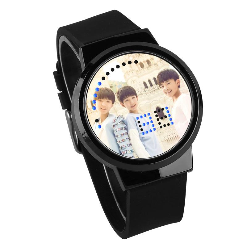 Waterproof Luminous LED Digital Touch Children watch  - TFBoys #2