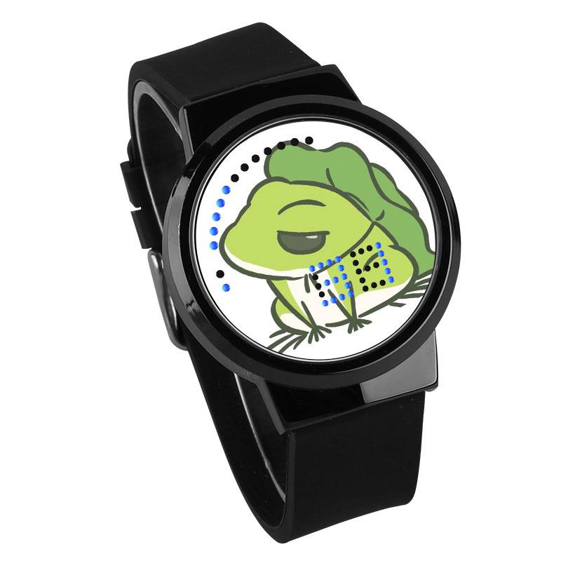 Waterproof Luminous LED Digital Touch Children watch - Travel frog #47