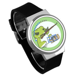 Waterproof Luminous LED Digital Touch Children watch - Travel frog #42