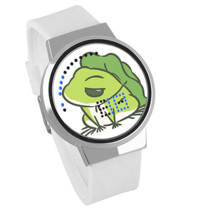 Waterproof Luminous LED Digital Touch Children watch - Travel frog #46