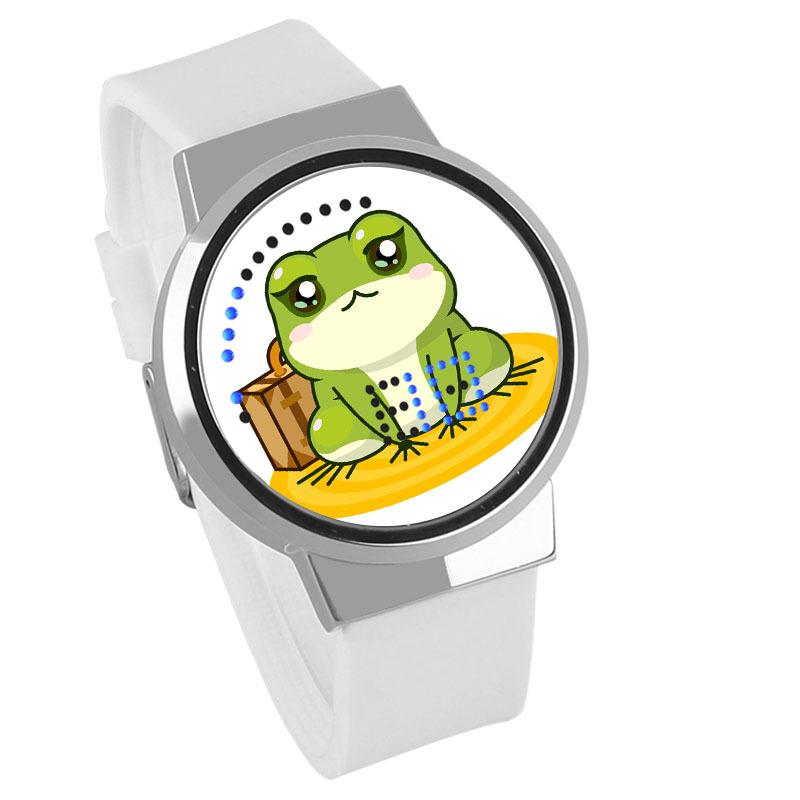 Waterproof Luminous LED Digital Touch Children watch - Travel frog #43