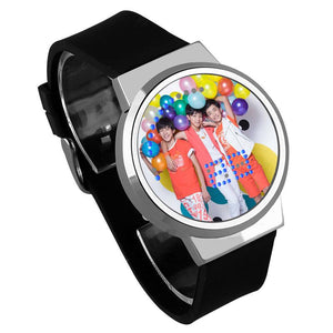 Waterproof Luminous LED Digital Touch Children watch  - TFBoys #12