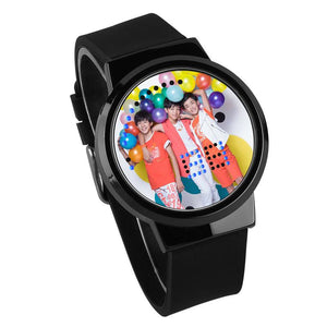 Waterproof Luminous LED Digital Touch Children watch  - TFBoys #11