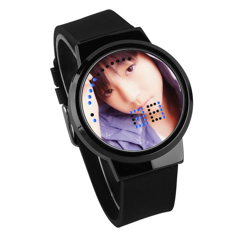 Waterproof Luminous LED Digital Touch Children watch  - TFBoys #17