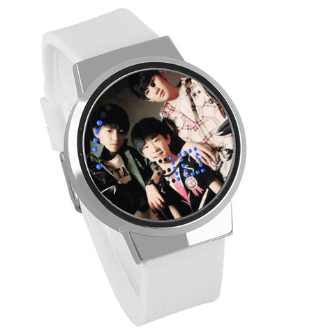 Waterproof Luminous LED Digital Touch Children watch  - TFBoys #22